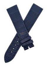 Chopard 20mm x 18mm Dark Blue Alligator Watch Band Strap B0201-1331