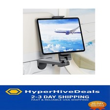 Compact Travel Tablet Holder for Airplanes - 360  Rotating Design for Comfort