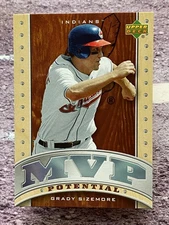 2007 Upper Deck MVP Potential Grady Sizemore #MVP17 Cleveland Indians