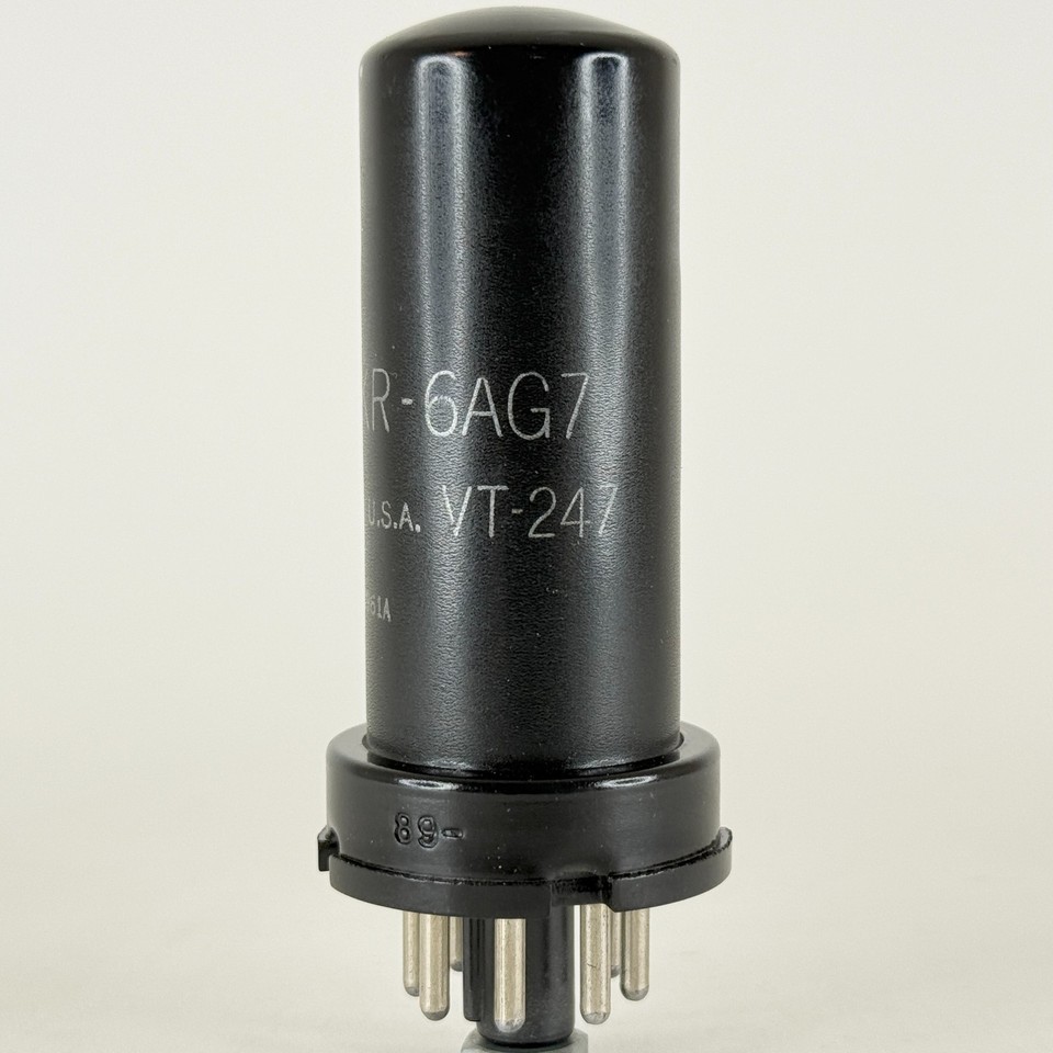 (1) Tested Ken Rad JAN CKR 6AG7 Tube Code E5 Mil Spec VT-247 Power ...