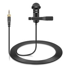 Lavalier Microphone Compatible with Sennheiser Wireless Bodypack Transmitter,...