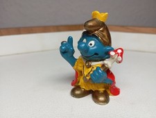 Schleich Kaiser Schlumpf Emporer - 20046 - Schlümpfe gold Krone Hong Kong weiß