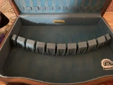 WM ROGERS SON Original Silverplate Felt Lined Wood Flatware Chest Tarnish Resist