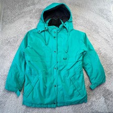 Veste Coupe-vent Eddie Bauer Femme – Verte, Capuche, Légère, Taille M