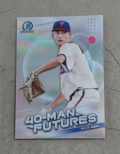 Topps 2021 Bowman Chrome 40-Man Futures Mick Abel #FMF-14 Phillies Baseball