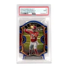 2020 PSA 9 MINT #2 PANINI SELECT PATRICK MAHOMES ll DIE CUT BLUE PRIZM