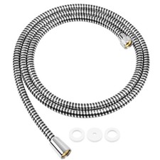 2m Brauseschlauch Duschschlauch für Badezimmer 1/2" Knickfest & Verdrehsicher