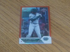 YERLIN CONFIDAN  2023 Topps Pro Debut RED REFRACTOR 3/5 made Daytona Tortugas