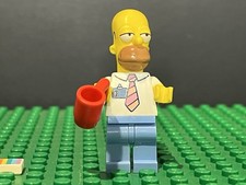 LEGO Homer Simpson Minifigure 71006 with Tie the Simpsons sim001