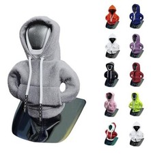 vvag Gear Shift Hoodie, Hoodie Car Gear Shift Cover, Car Shift Knob Gray