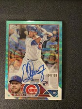 2023 Topps Chrome ESTEBAN QUIROZ #RA-EQ RC Aqua Wave Refractor 134/199 NM+ Cubs