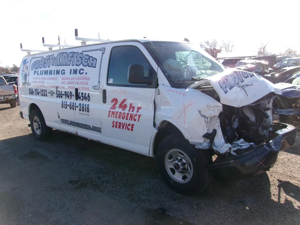 二手后轴组件 后部适合:2017 Gmc Savana 2500 van 9.5` 环形齿轮 3.42 — 第 4/4 张图片