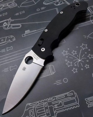 Spyderco Manix 2 XL G10 CPM-S-30V Stahl black schwarz Made in USA Taschenmesser