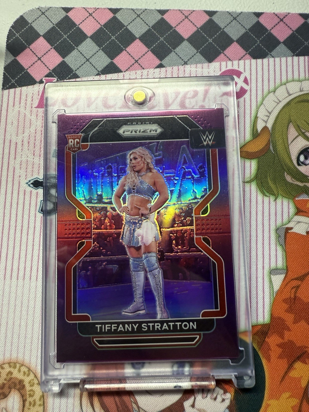 2022 Panini Prizm WWE Purple Prizm 071/149 Tiffany Stratton #104 Rookie RC