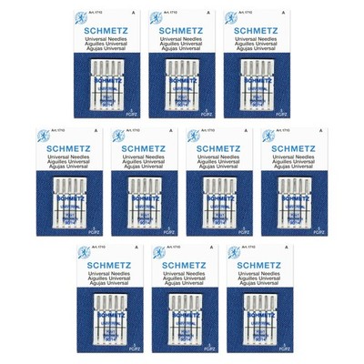 50 Schmetz Universal Sewing Machine Needles - Size 90/14 - Box of 10 Cards