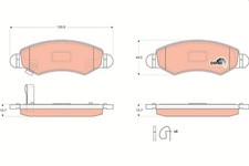 Plaquette de frein Subaru JUSTY