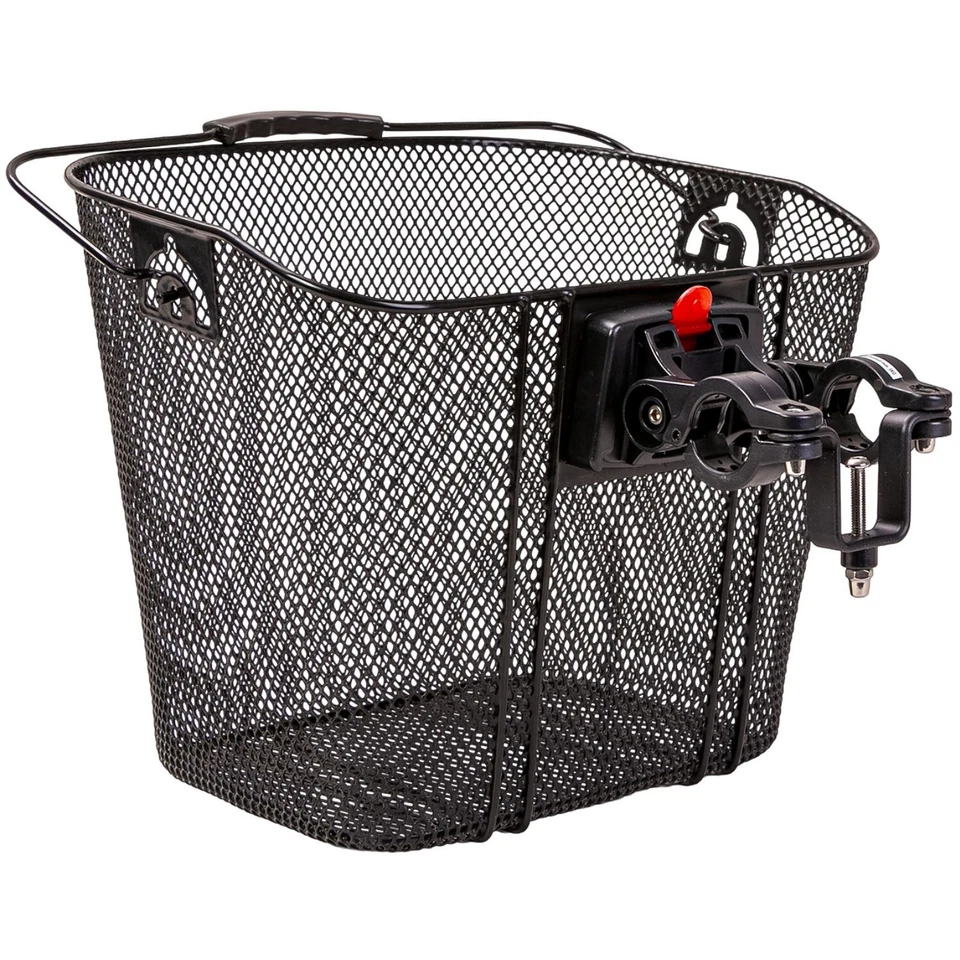 Lenker-Korb Schnell-Befestigung Fahrrad-Korb + Halterung Einkauf Fahrrad-Tasche - Bild 1 von 4