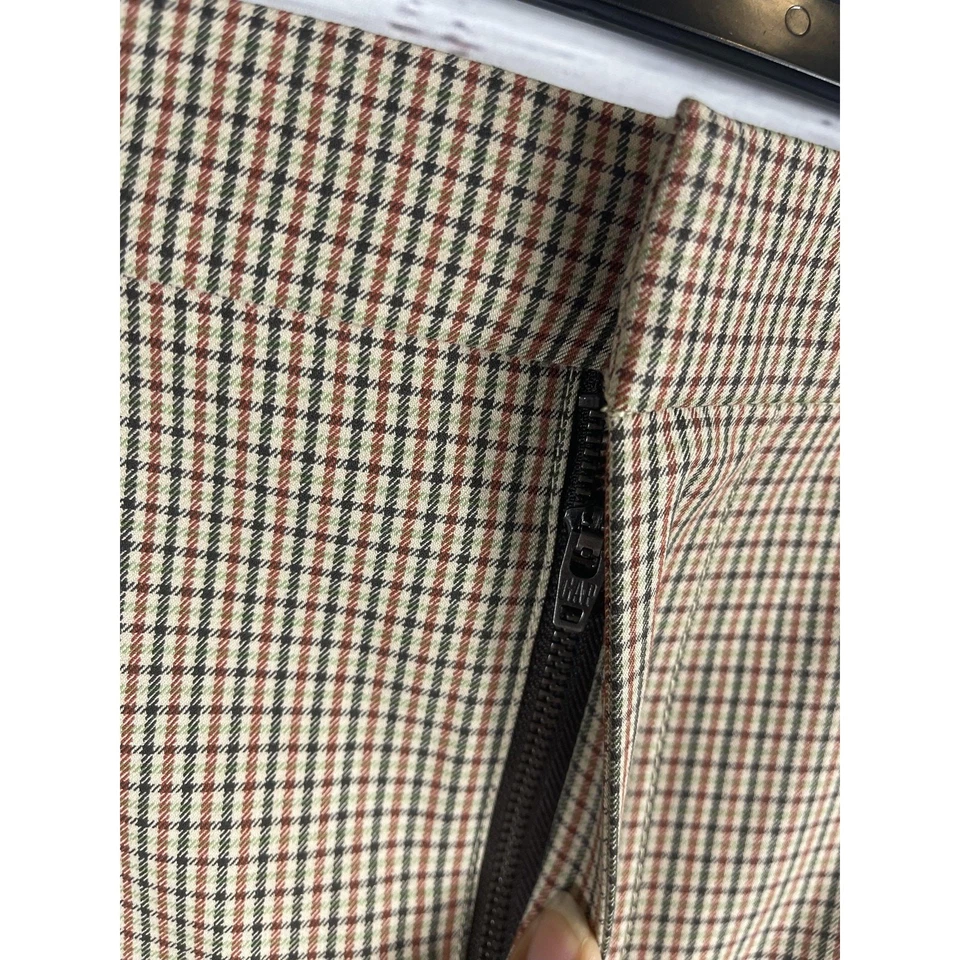 GAP Skirt Womens 8 Petite Plaid Pencil Front Slit Career Pockets Office Workwear - Image 3 of 4