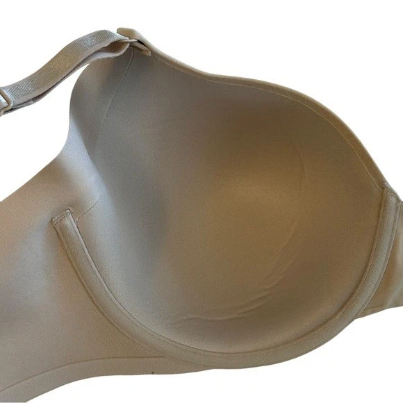 Olga by Warner's 无副作用全图轮廓文胸 GBO561A 尺寸 36DD 杏仁 — 第 4/4 张图片