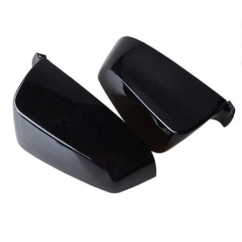 Glossy Black Rear View Mirror Cover For 2008-2013 BMW E60 E61 F10 F11 F01 F02