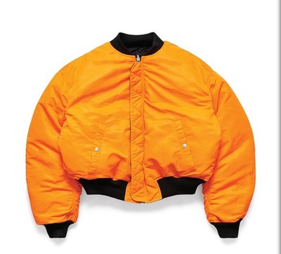 H&M x Heron Preston Black/orange Reversible Bomber Jacket Men's