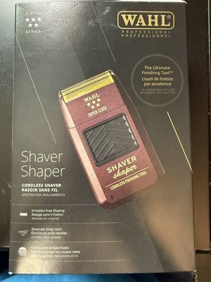 Wahl Professional 5 Star Super Close Cordless Double Foil Shaver 