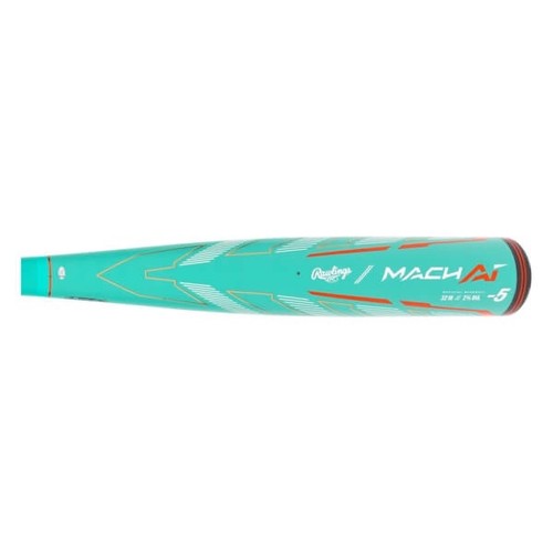 Rawlings Mach AI -5 USSSA 2024 Baseballschläger 31/26 Teal Green RUT4MC5 2 3/4" - Bild 9 von 24