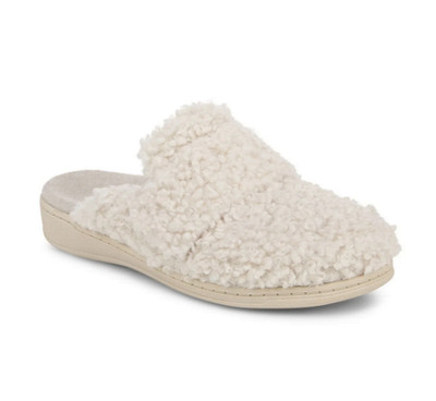 NEW VIONIC Women's Gemma II Mule Slippers - Cream Shearling, Medium