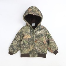 Carhartt Mossy Oak Break Up Country Camo Work Bomber Jacket Youth Size 3T