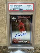 2024 TOPPS CHROME ROOKIE RC AUTO #RADHA DAVID HAMILTON ROOKIE RC PSA 10