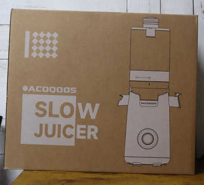 Juicer Machine Acoqoos Slow Juicer TM-380SJ 120V 200W Cold Press 