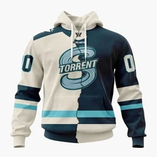 Personalized Seattle Torrent 2025/26 Home Mix Away Concept Hoodie, Long Sleeve