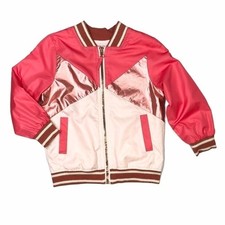 Genuine Kids OshKosh Metallic Windbreaker Jacket Girls 3T