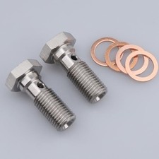 Banjo Bolt 3/8 x 24 Stainless Steel Hardware Kit - 2 Bolts
