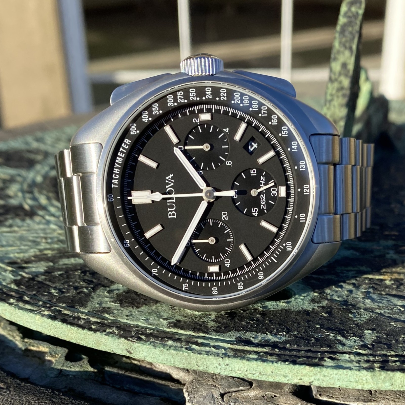 Bulova Lunar Pilot Moon Watch Quartz Chronograph on Bracelet 45mm