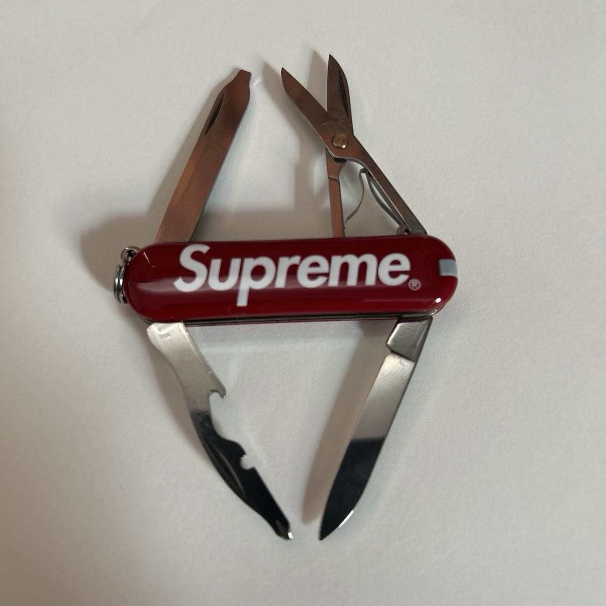 Supreme Victorinox Pocket Knife - Red | eBay