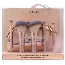 COSMETIC BRUSH SETS Iconic Glow 5Pcs Set, Goat Hair  Synthetic White
