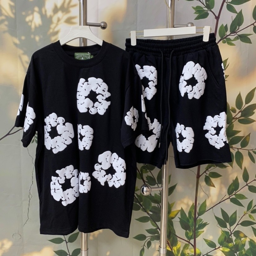 DENIM TEARS Tシャツ ショートパンツ セットアップ ブラック 黒 S Denim Tears Black Shirt & Shorts Set Black Size L | eBay
