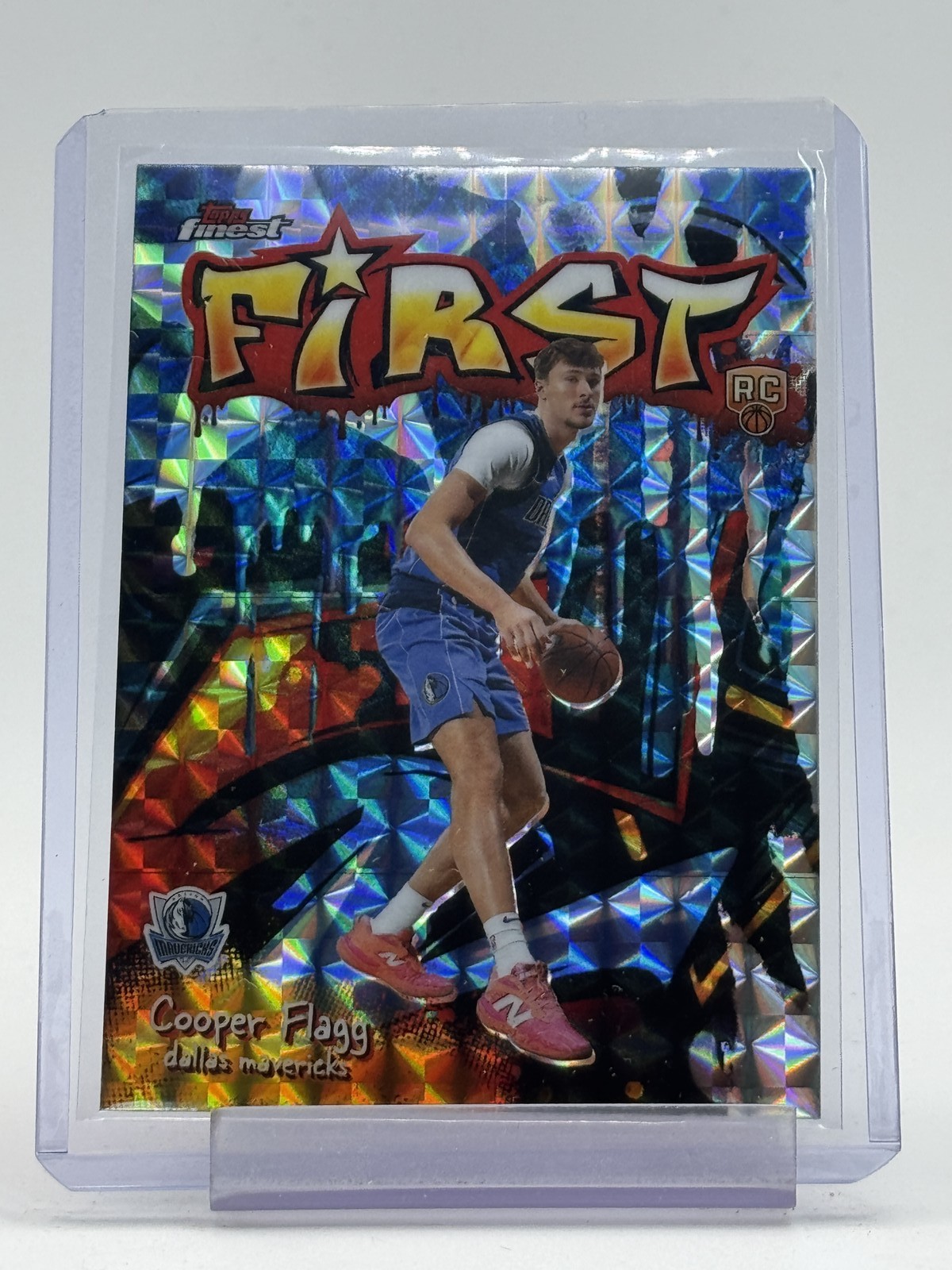 COOPER FLAGG 2025-26 TOPPS FINEST ROOKIE FIRST GEOMETRIC #F-1 MAVERICKS Q6846