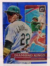 2022 Panini Donruss Optic Baseball Ramon Laureano #13 Blue Pandora /99