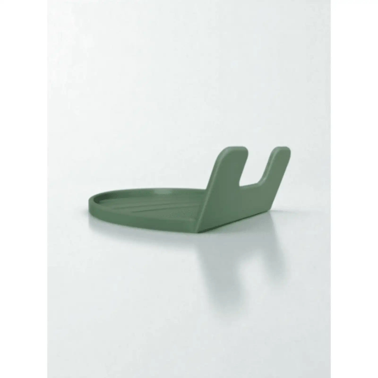 Kitchen Spoon Rest Utensil Holder Drip Tray For Stove Top Countertop Sage Green