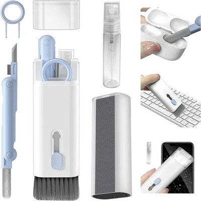 7-in-1 Keyboard Cleaning Kit Brush Earbud Cleaner Pen Keycap Puller Tool