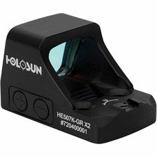 HOLOSUN HE507K-GR X2 Handgun Dot Sight Green Multi-Reticle Black