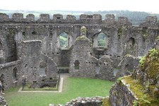 Foto A2 Restormel Schloss Lostwithiel Blick i...