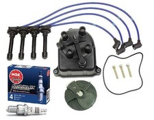 ACURA INTEGRA NGK BLUE TUNE-UP KIT CAP ROTOR IRIDIUM SPARK PLUGS WIRE SET KIT