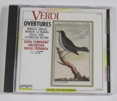 Giuseppe Verdi, Sofia Symphony Orchestra, Vassil Stefanov   Overtures CD USED