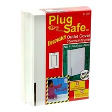 NEW Plug Safe Decorator Child Safe Rectangular Outlet Cover 126 Covers WO39