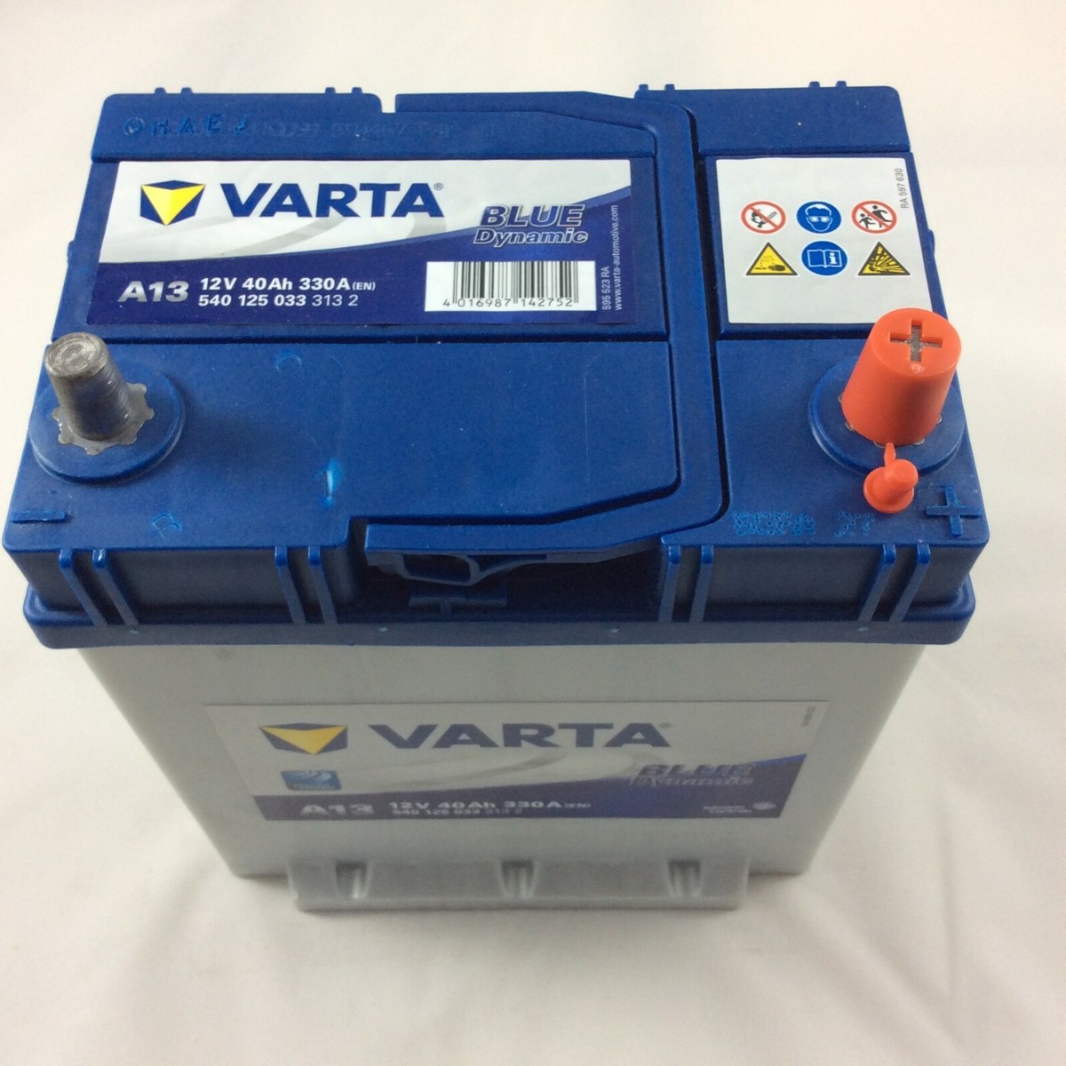 Kölcsönöz Varrógép Agyagedény Varta Blue Dynamic 12v 40ah Bal Autó Akkumulátor - Foto 13