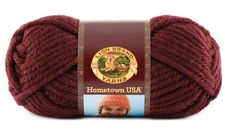 Lion Brand Yarns Hometown USA Napa Valley Pinot Classic Bulky Yarn, 4 Oz