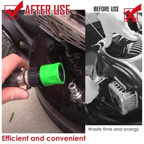 Dog Wash Hose Attachment Lawn Mower Deck Wash Kit, Deck Wash